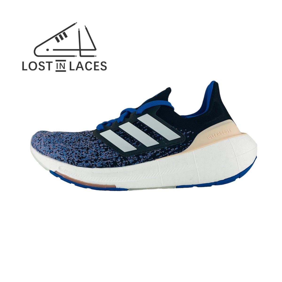 Adidas Ultraboost Light Royal Blue Black Women`s Running Shoes HP9477 - Blue
