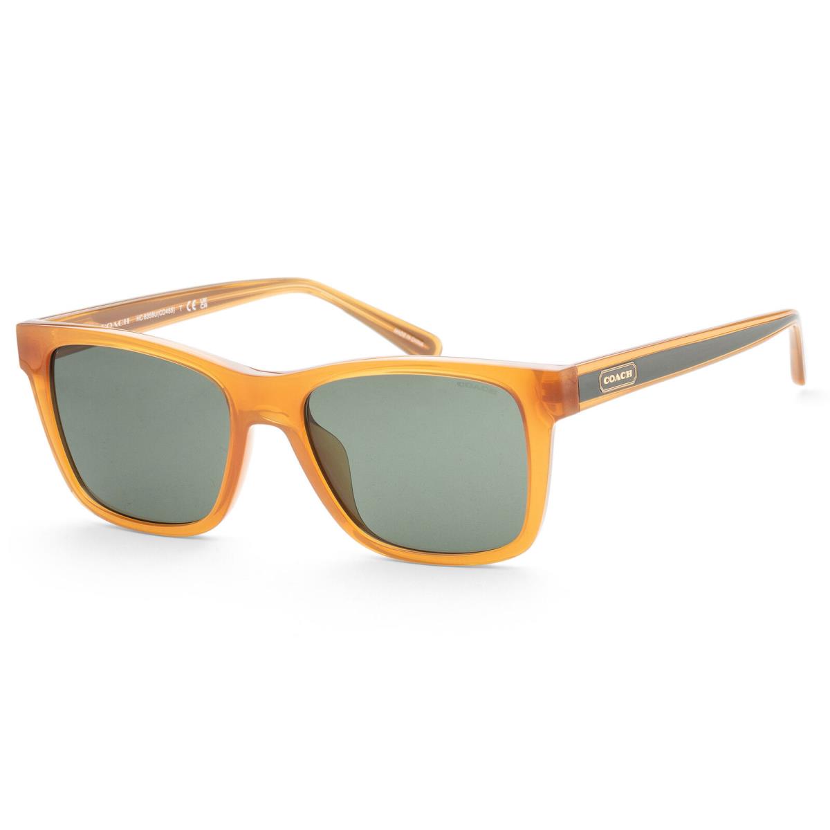 Coach Men`s Fashion HC8359U-52513H-56 56mm Milky Amber Sunglasses