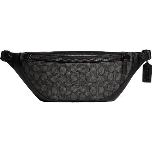 Coach League Belt Bag in Signature Jacquard