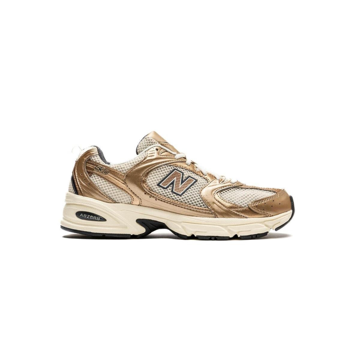 New Balance 530 Turtledove Gold Metallic MR530LA Running Shoes Casual Sneakers