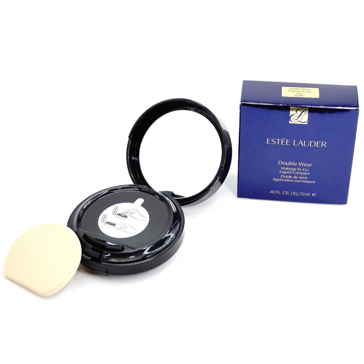 Estee Lauder Double Wear Makeup To Go Liquid Compact 1N2 Ecru Fullsize