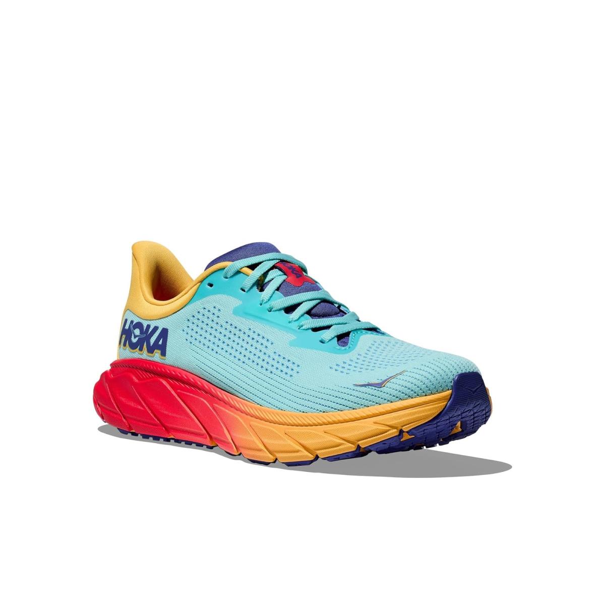 Man`s Sneakers Athletic Shoes Hoka Arahi 7 Cloudless/Poppy