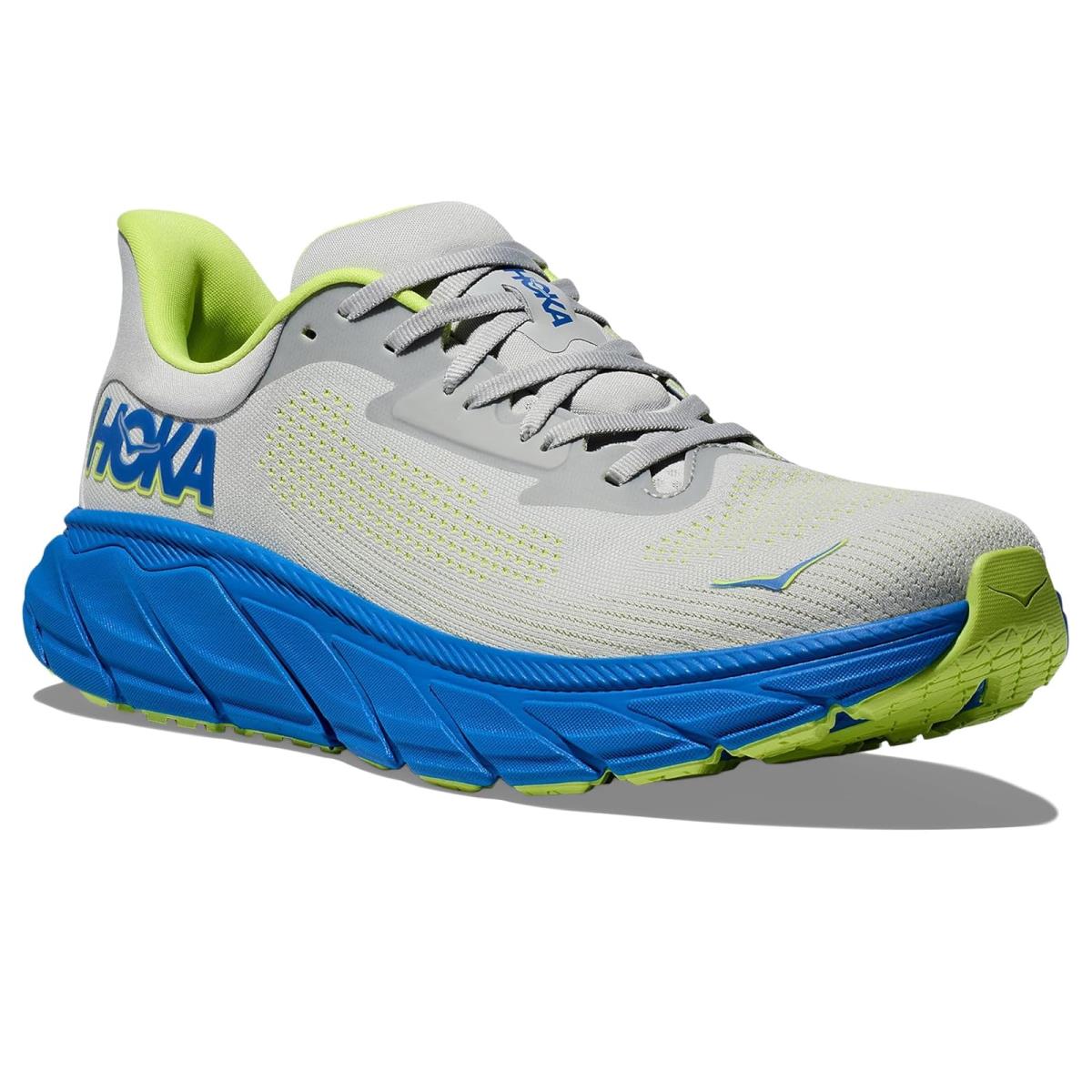 Man`s Sneakers Athletic Shoes Hoka Arahi 7 Stardust/Electric Cobalt