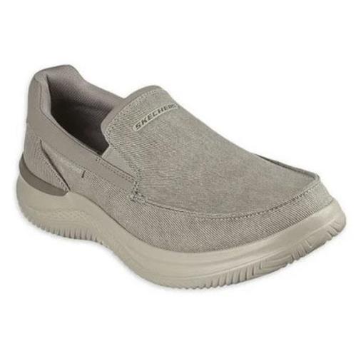 Skechers Men`s Relaxed Fit Memory Foam Loafers Shoes in 3 Colors Beige