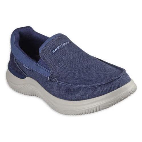 Skechers Men`s Relaxed Fit Memory Foam Loafers Shoes in 3 Colors Blue