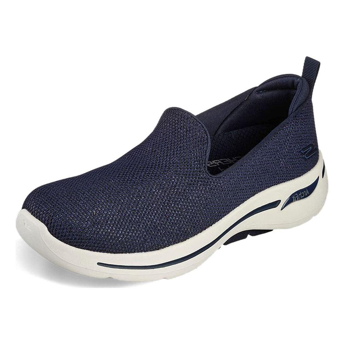 Skechers Go Walk Arch Fit Vividly Women`s Slip On Shoes - Navy