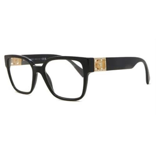 Versace Eyeglasses VE3329B GB1 52mm Black / Demo Lens