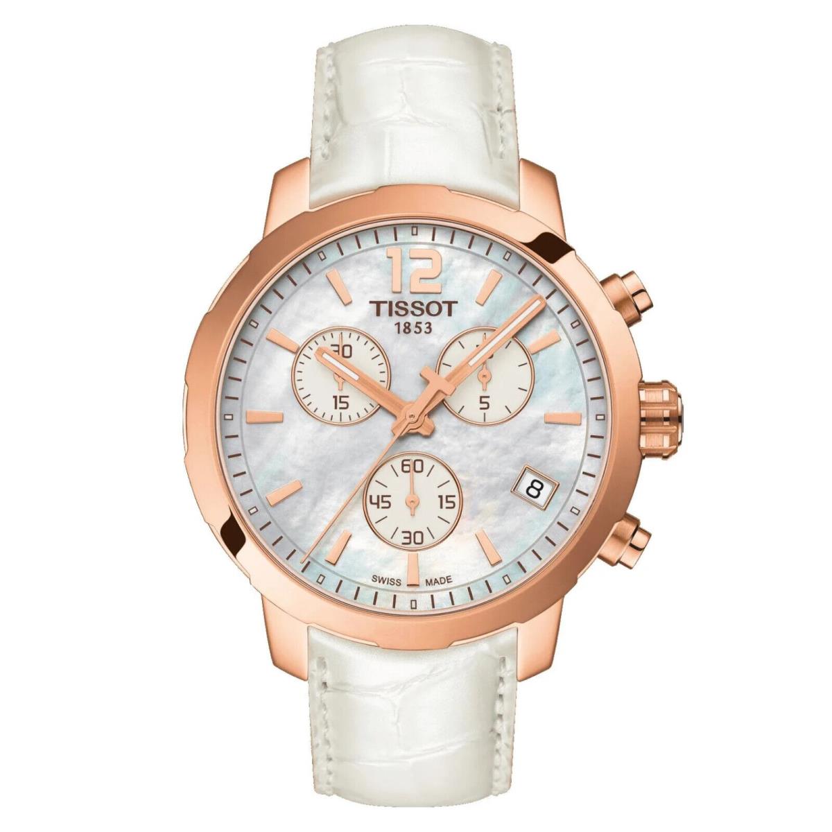 Tissot Quickster Mother of Pearl Dial Women`s Watch T0954173611700