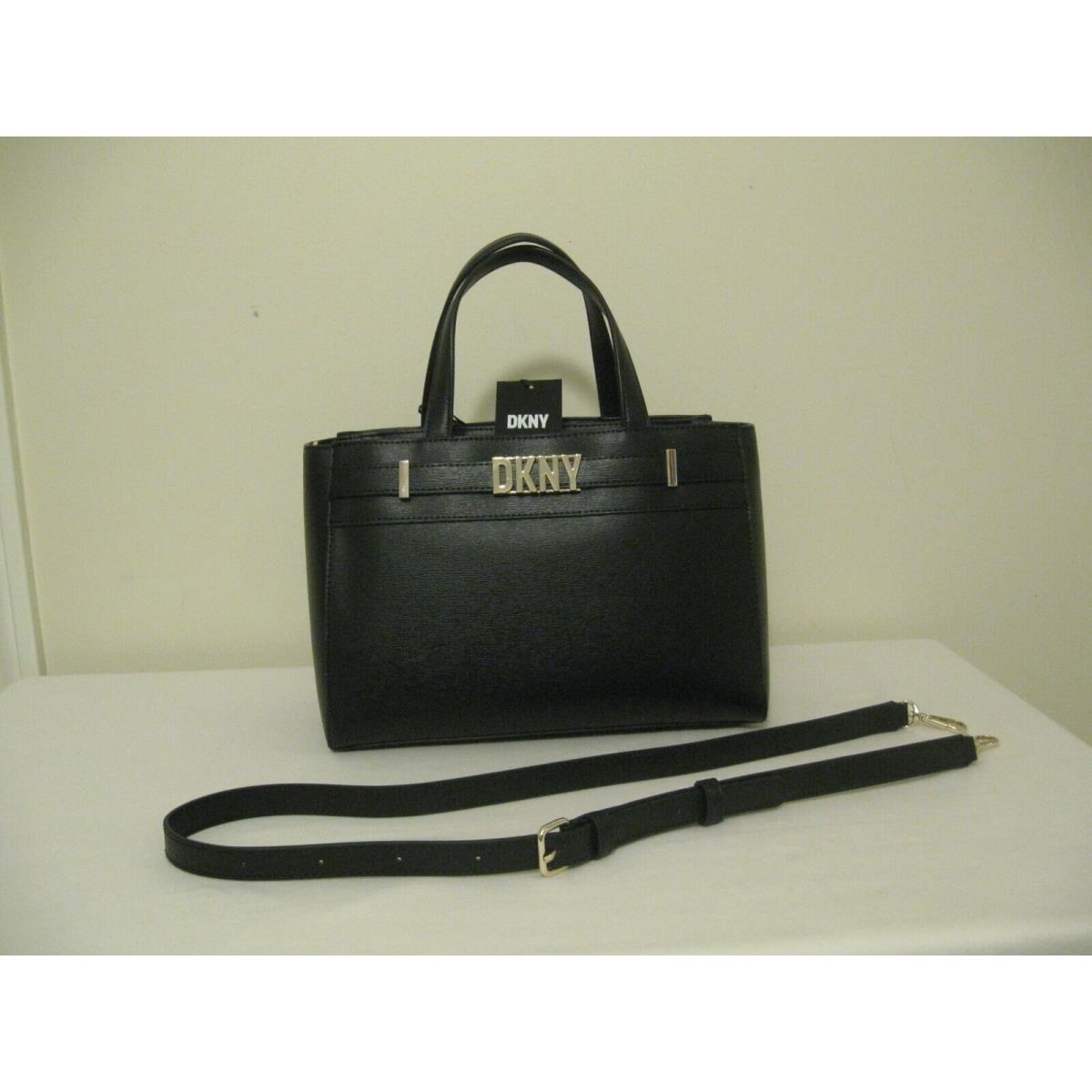 Donna Karan New York Beckett Black Satchel Sutt. .authentic