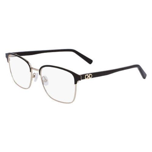Salvatore Ferragamo SF2225 Eyeglasses Gold/brown Square 53mm