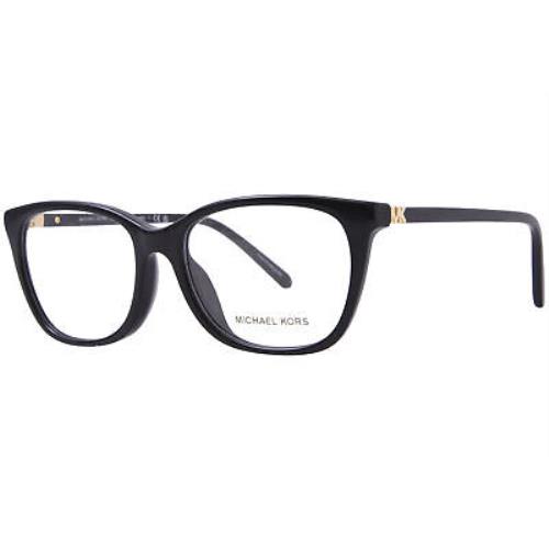 Michael Kors Edinburgh MK4085U 3005 Eyeglasses Women`s Bio Black Full Rim 54mm