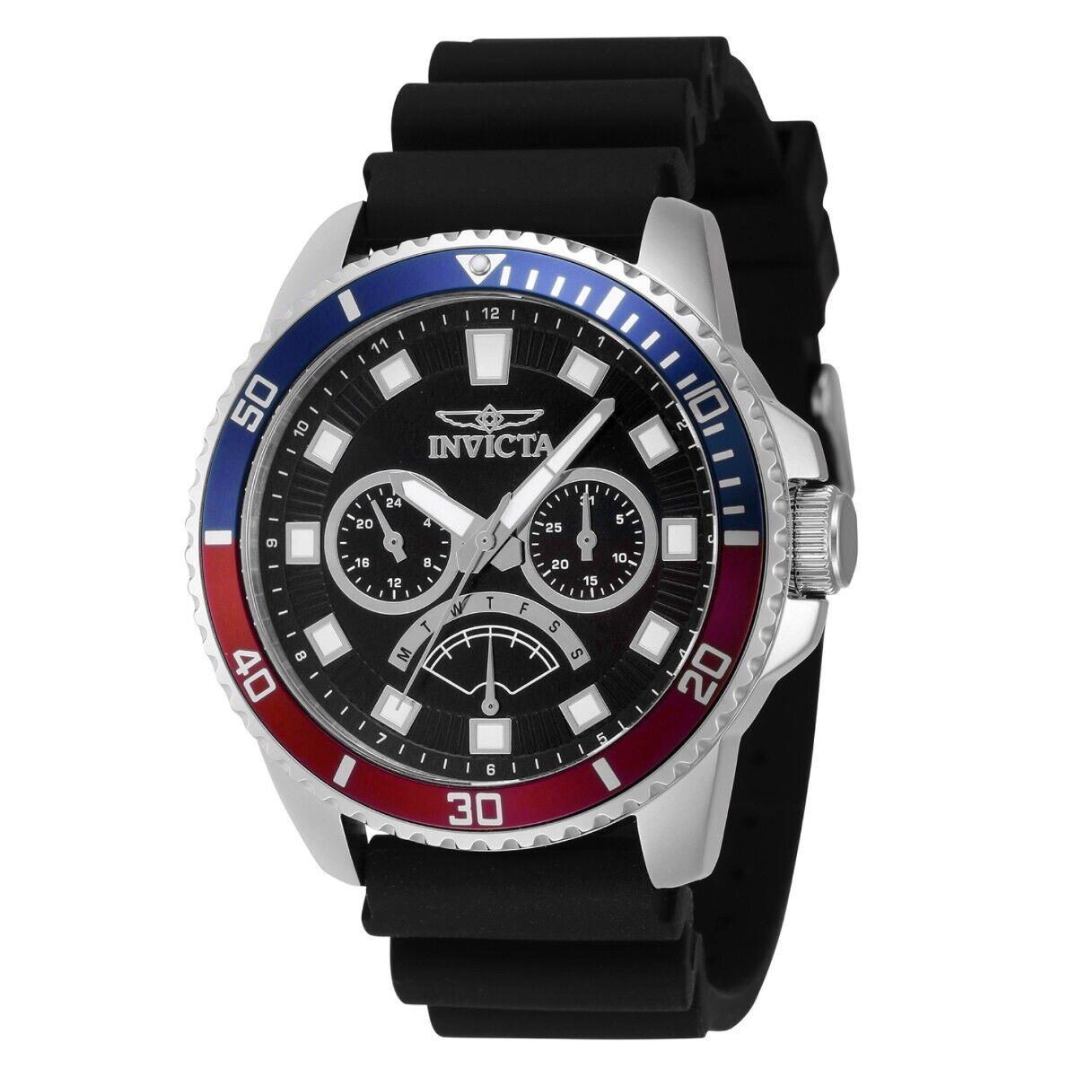 Invicta red 2024 and blue bezel