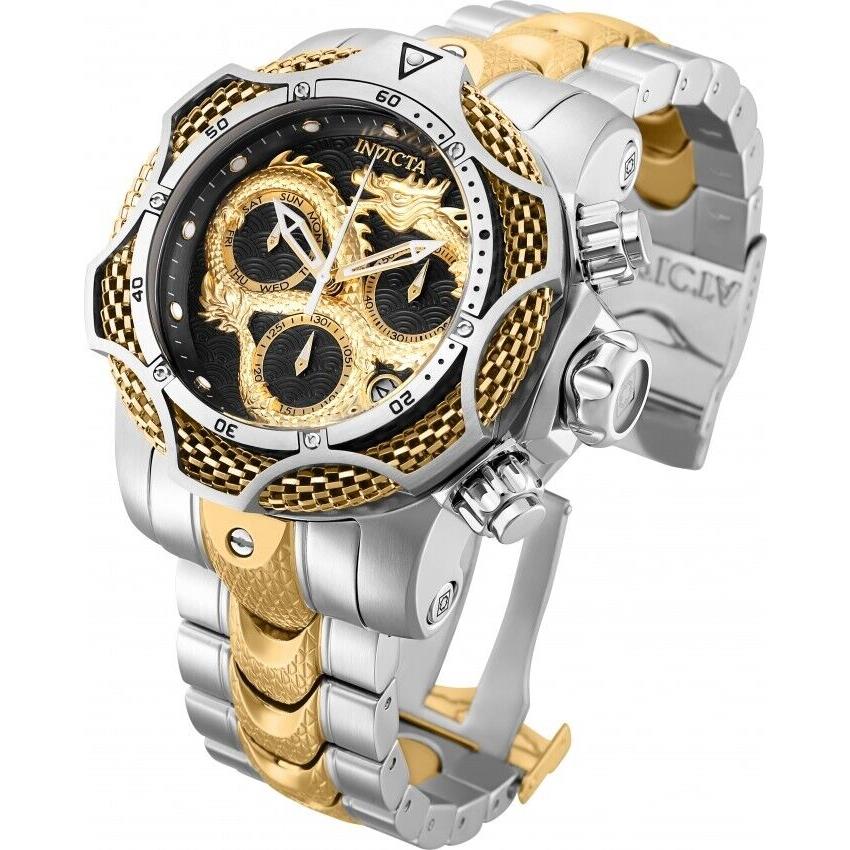 Invicta Reserve 31513 Venom Iii Dragon Swiss Chronograph Tu-tone 52.5MM