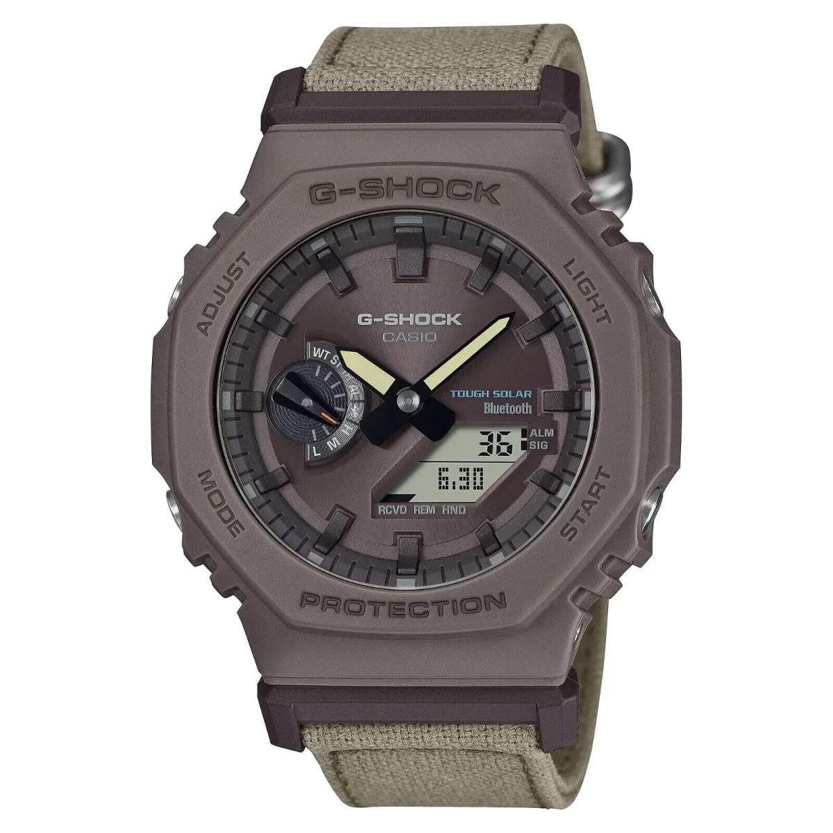 G-shock GAB2100CT-5A Food Textile Truecotton Analog Digital Men`s Watch by Casio