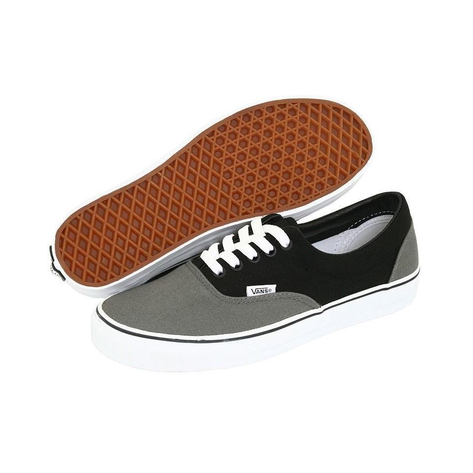 Vans Era Men`s Guys Pewter/black Skateboarding Shoes Sneakers Casual