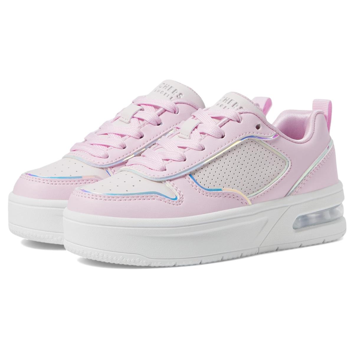 Girl`s Shoes Skechers Kids Court Hi-air 310211L Little Kid/big Kid Pink/Light Pink