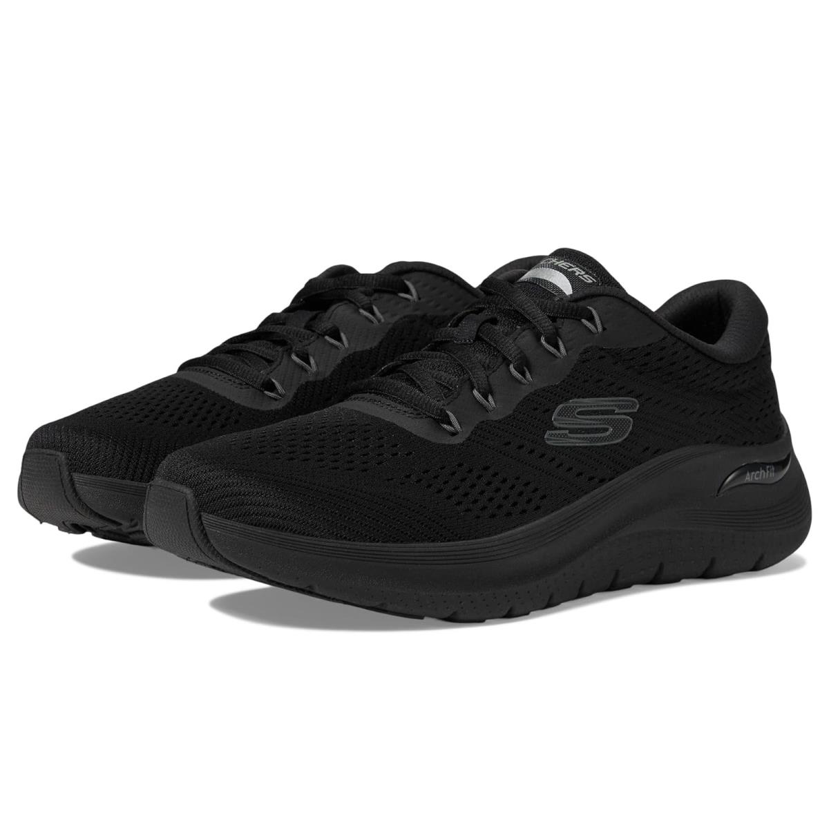 Man`s Sneakers Athletic Shoes Skechers Arch Fit 2.0 Black/Black