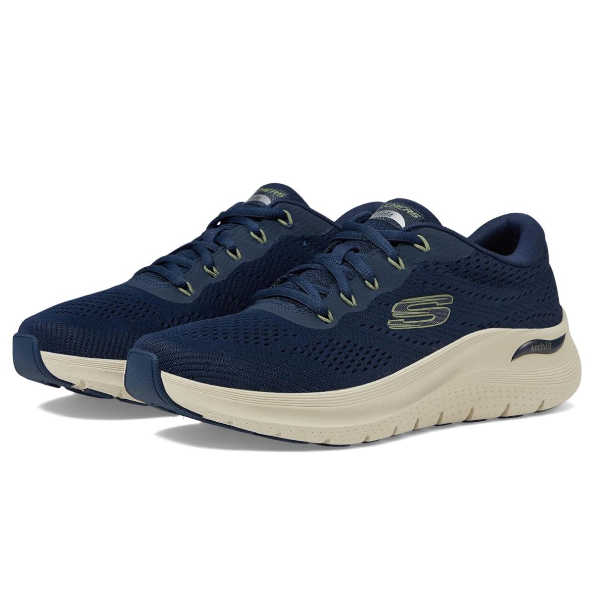 Man`s Sneakers Athletic Shoes Skechers Arch Fit 2.0 Navy