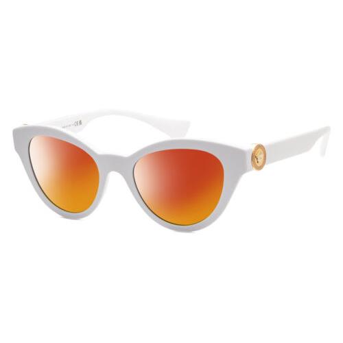 Versace VE4435 Women`s Cat Eye Polarized Sunglasses in White Gold 52mm 4 Options