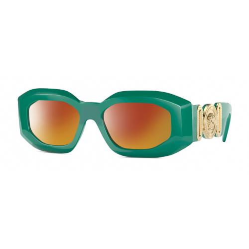 Versace VE4425U Unisex Polarized Sunglasses in Emerald Green Gold 54mm 4 Options Red Mirror Polar