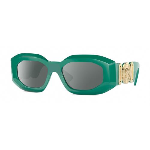 Versace VE4425U Unisex Polarized Sunglasses in Emerald Green Gold 54mm 4 Options Smoke Grey Polar