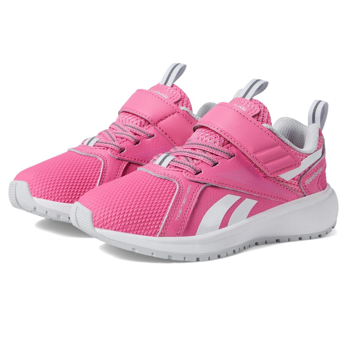 Girl`s Sneakers Athletic Shoes Reebok Kids Durable XT Alt Little Kid True Pink/White/Pure Grey