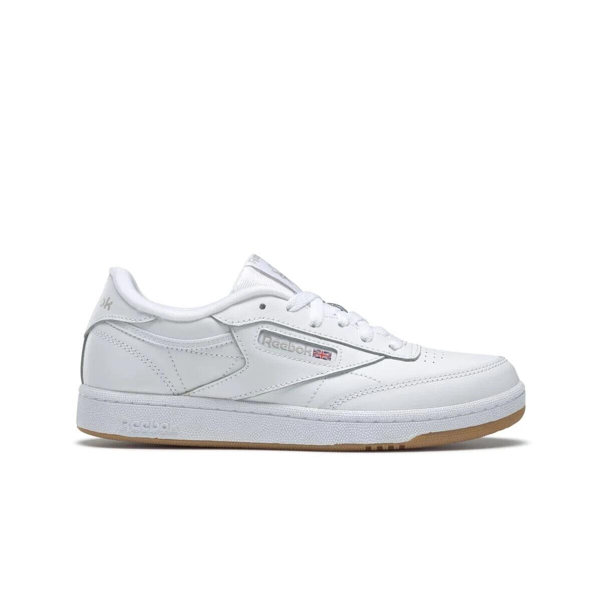 Reebok Classics Club C CN5646 Big Kids White Leather Casual Shoes Size 6 NR5565 - White