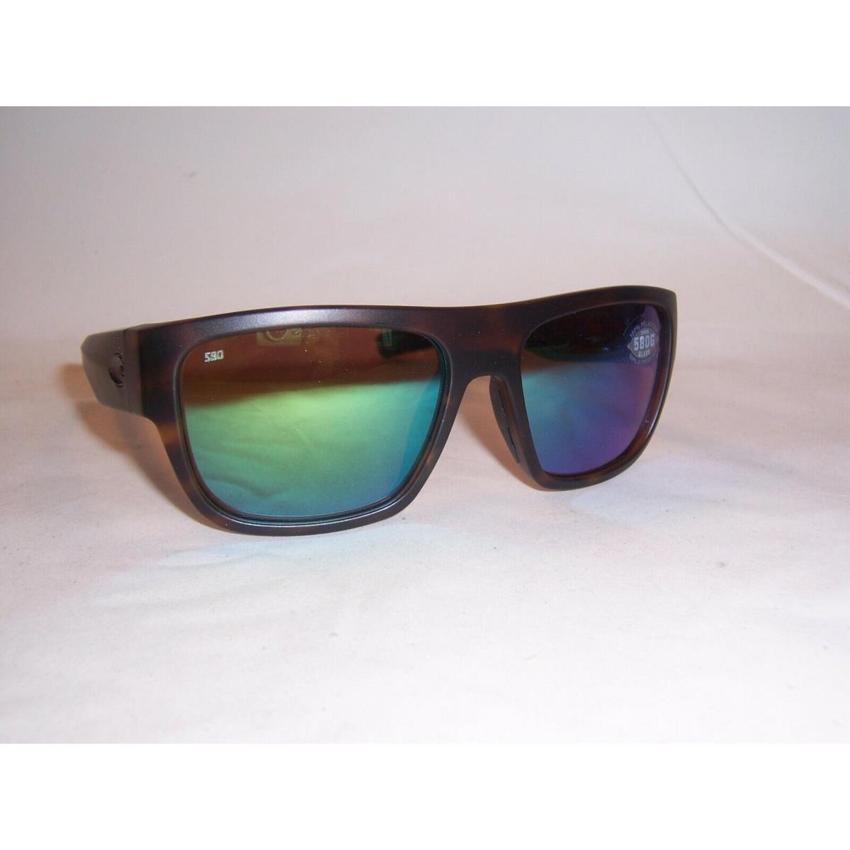 Costa Del Mar Sunglasses Sampan Tortoise/green Mirror 580G Polarized