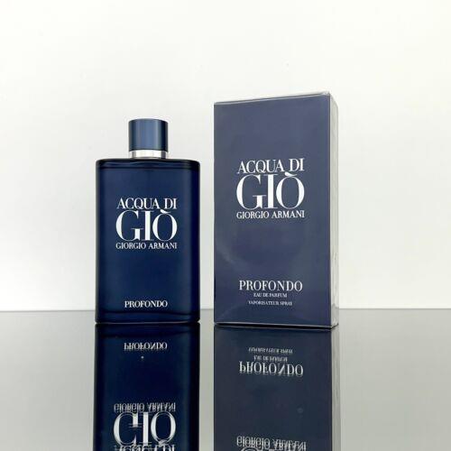 Giorgio Armani Acqua DI Gio Profondo For Men 6.7oz-200ml Edp Spr Jumbo Size BM19