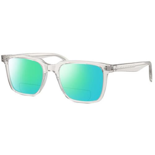 Oliver Peoples OV5419U Lachman Unisex Polarized Bifocal Sunglasses in Green 50mm Green Mirror