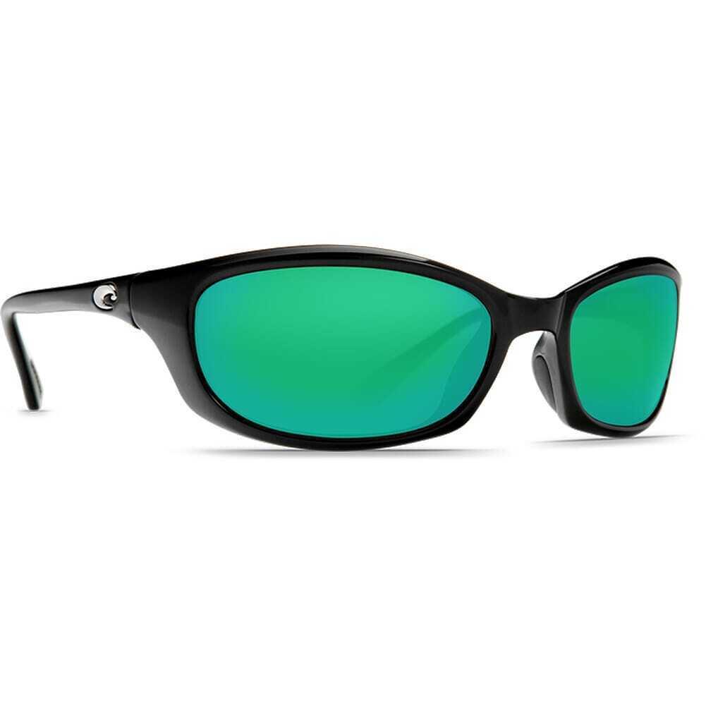 Costa Harpoon Shiny Black Frame Sunglasses W/green Mirror 580G 06S9040-90401362