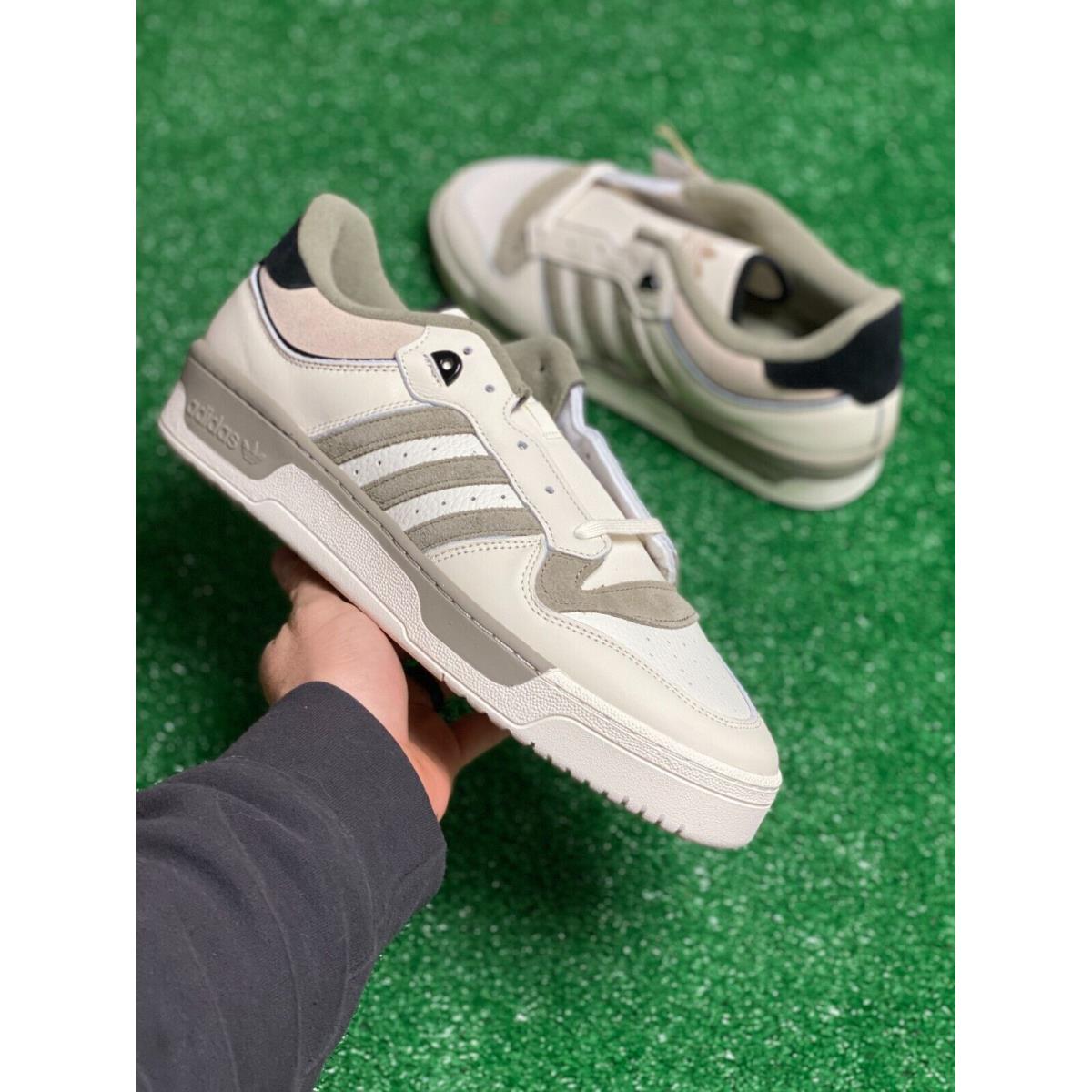 Adidas Rivalry Low 86 Mens Casual Lifestyle Shoes Beige IE7171 Sz 13 - Beige