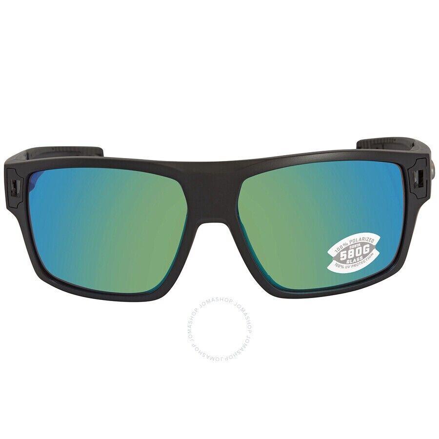 Costa Del Mar Sunglasses Diego Matte Black/green Mirror 580G Polarized