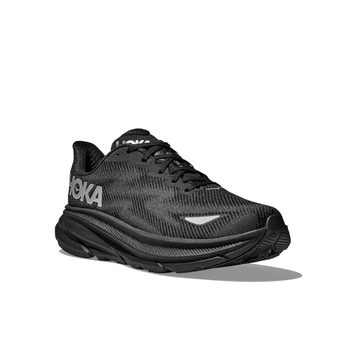 Woman`s Sneakers Athletic Shoes Hoka Clifton 9 Gtx Black/Black 1