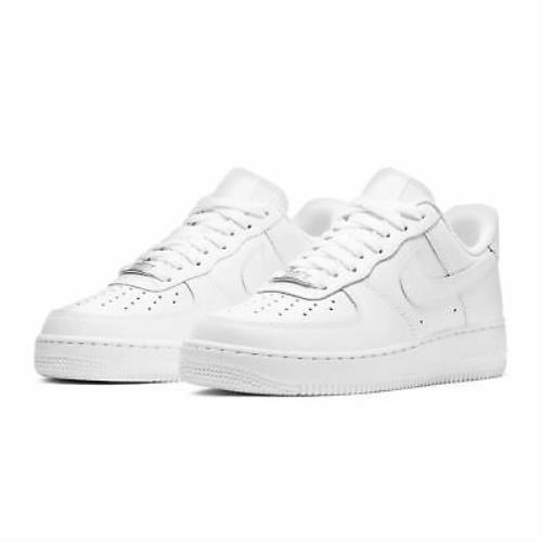 Nike Women`s Air Force 1 `07 Triple White DD8959-100 Fashion Shoes - White