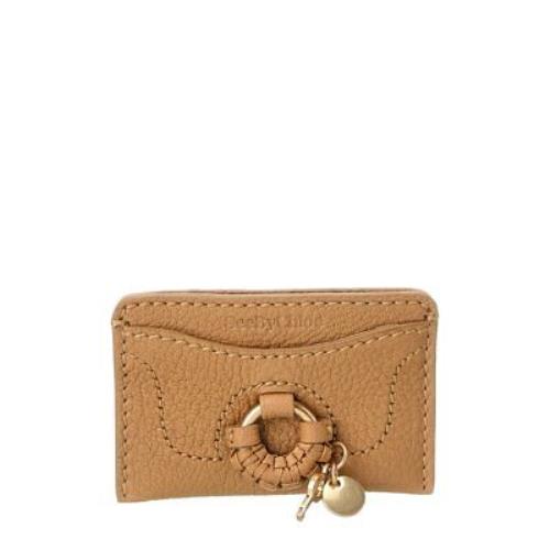 Chloé See By Chlo Hana Leather Card Holder Women`s Beige