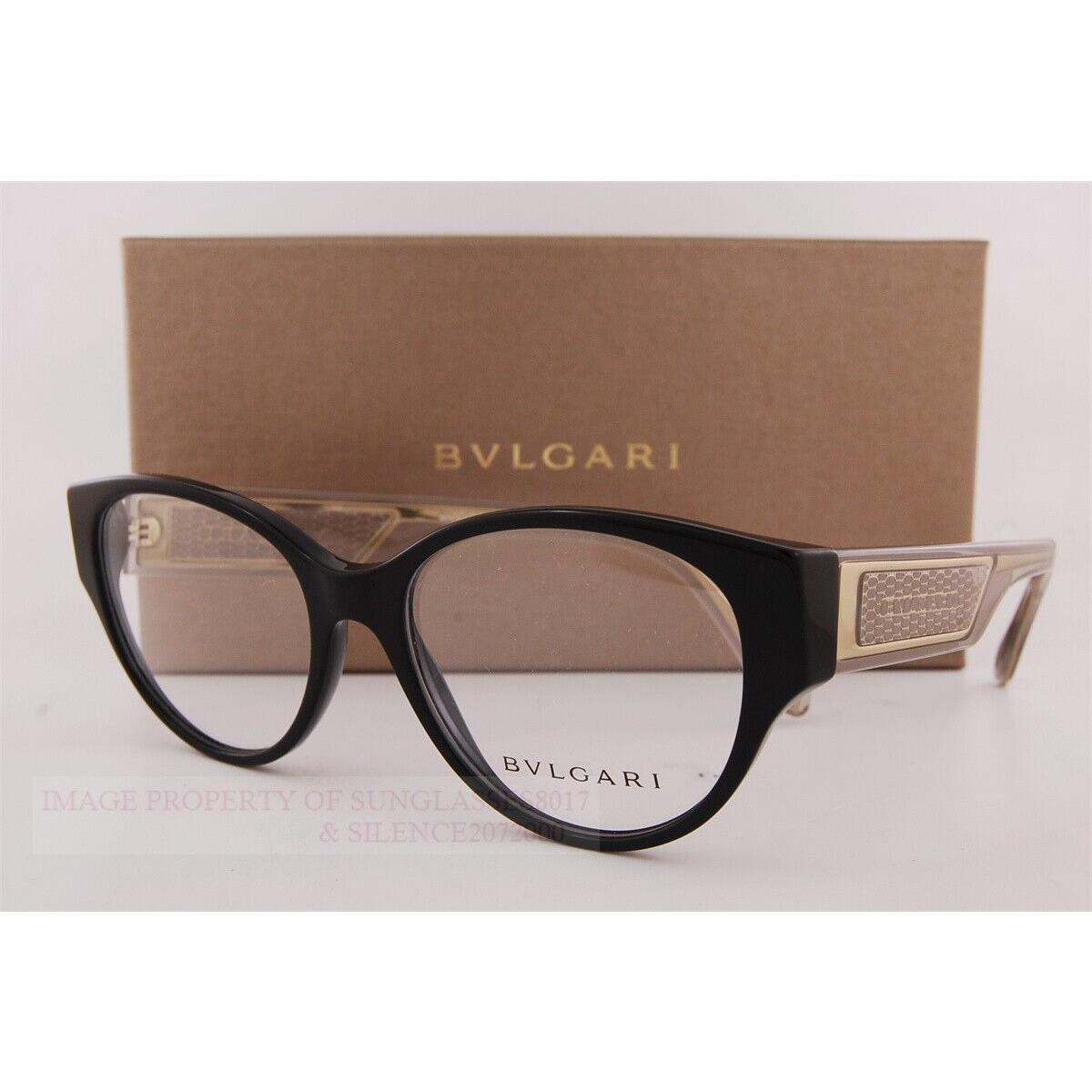 Bvlgari Eyeglass Frames BV 4217 501 Black For Women 53mm