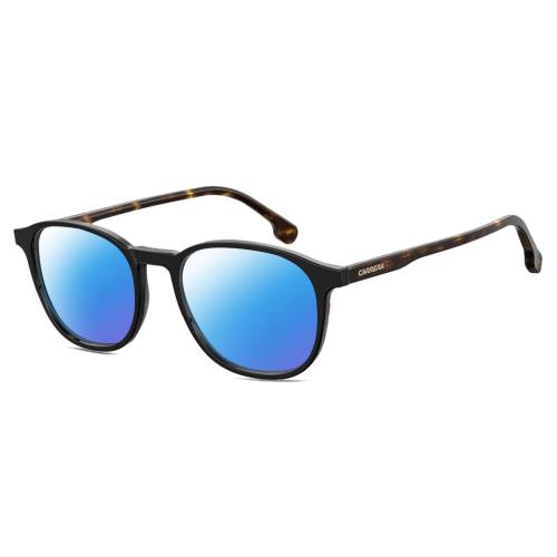 Carrera 215 Unisex Polarized Sunglasses in Black Tortoise Havana 51 mm 4 Options Blue Mirror Polar