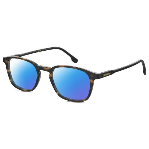 Carrera 244 Unisex Polarized Sunglasses in Tortoise Havana Black 51 mm 4 Options Blue Mirror Polar