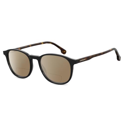 Carrera 215 Unisex Polarized Bifocal Sunglasses in Black Tortoise 51mm 41 Option Brown