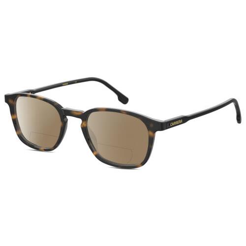 Carrera 244 Unisex Polarized Bifocal Sunglasses in Tortoise Black 51mm 41 Option Brown