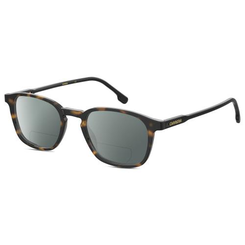 Carrera 244 Unisex Polarized Bifocal Sunglasses in Tortoise Black 51mm 41 Option Grey