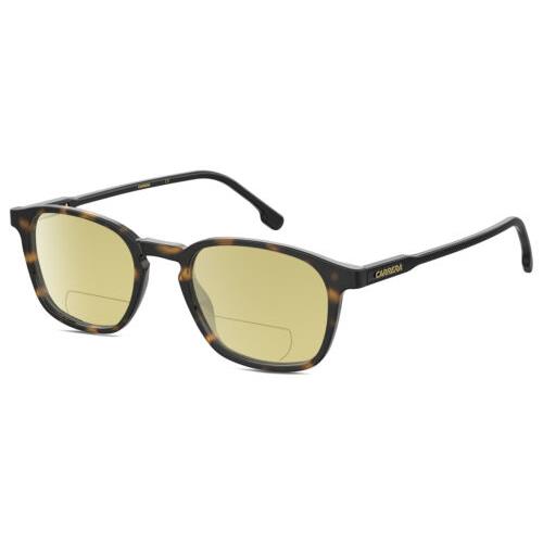 Carrera 244 Unisex Polarized Bifocal Sunglasses in Tortoise Black 51mm 41 Option Yellow