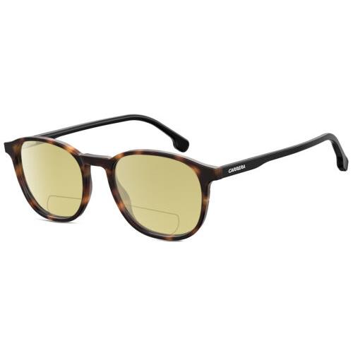 Carrera 215 Unisex Polarized Bifocal Sunglasses in Tortoise Black 51mm 41 Option Yellow