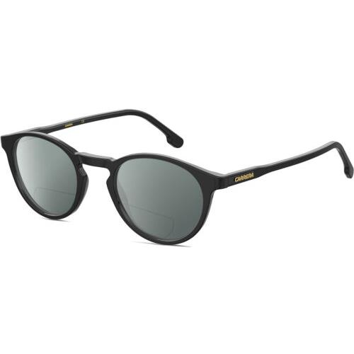 Carrera 255 Unisex Polarized Bifocal Reading Sunglasses in Black 48mm 41 Options Grey