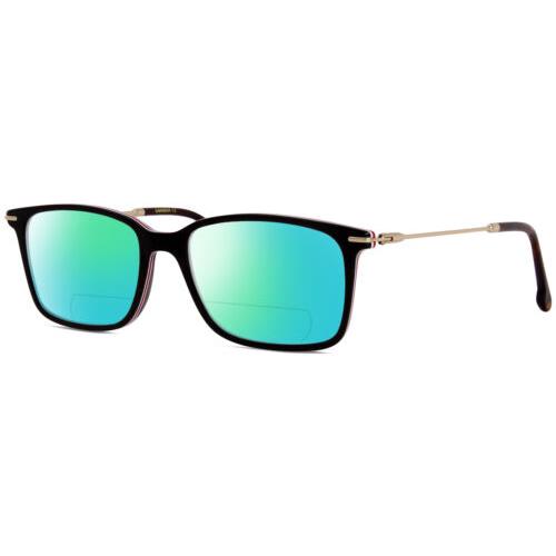 Carrera 205 Unisex Polarized Bifocal Sunglasses in Black Gunmetal 52mm 41 Option Green Mirror