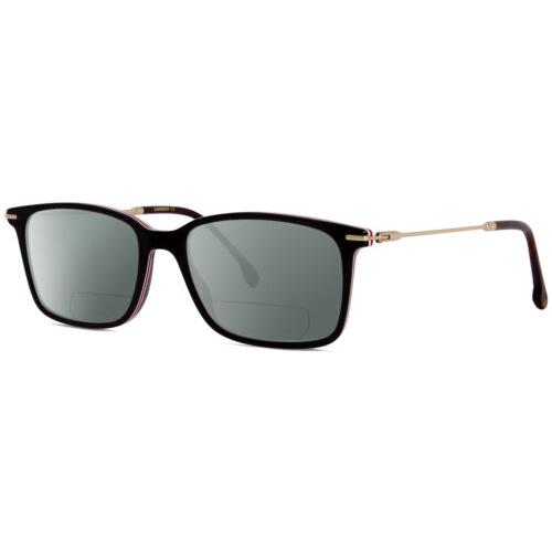 Carrera 205 Unisex Polarized Bifocal Sunglasses in Black Gunmetal 52mm 41 Option Grey