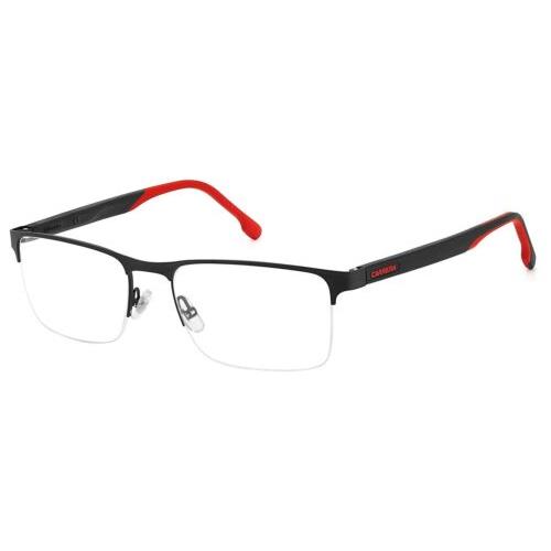 Carrera 8864 003 Matte Black Red Eyeglasses 57/19/145