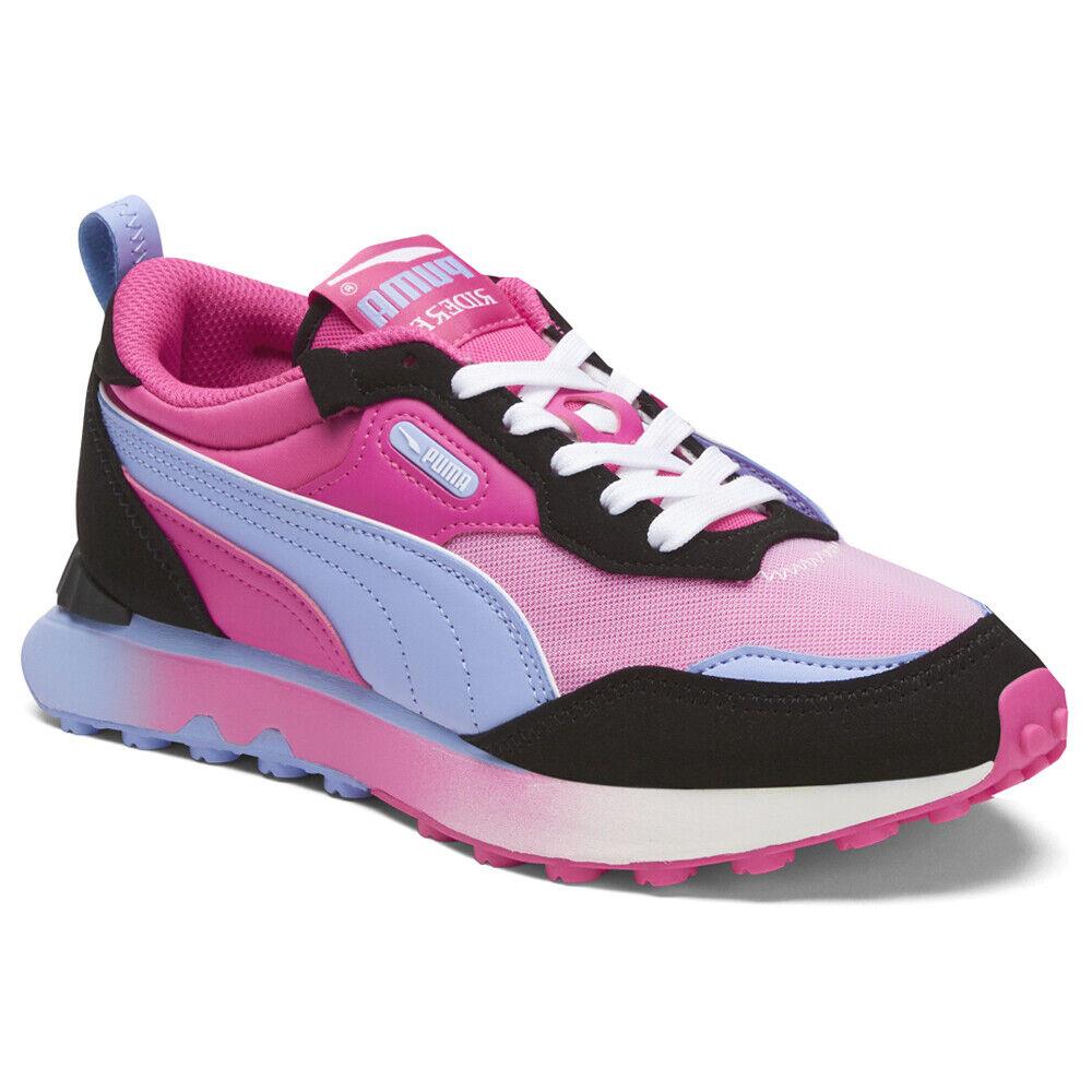 Puma Rider Fv Muted Martians Lace Up Womens Pink Purple Sneakers Casual Shoes