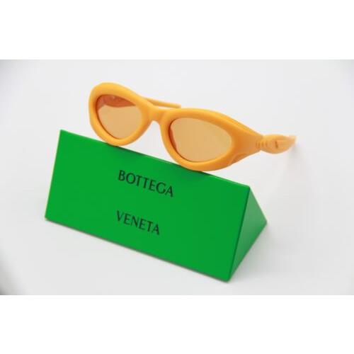 BV1162S 004 Bottega Veneta Orange Unisex Sunglasses